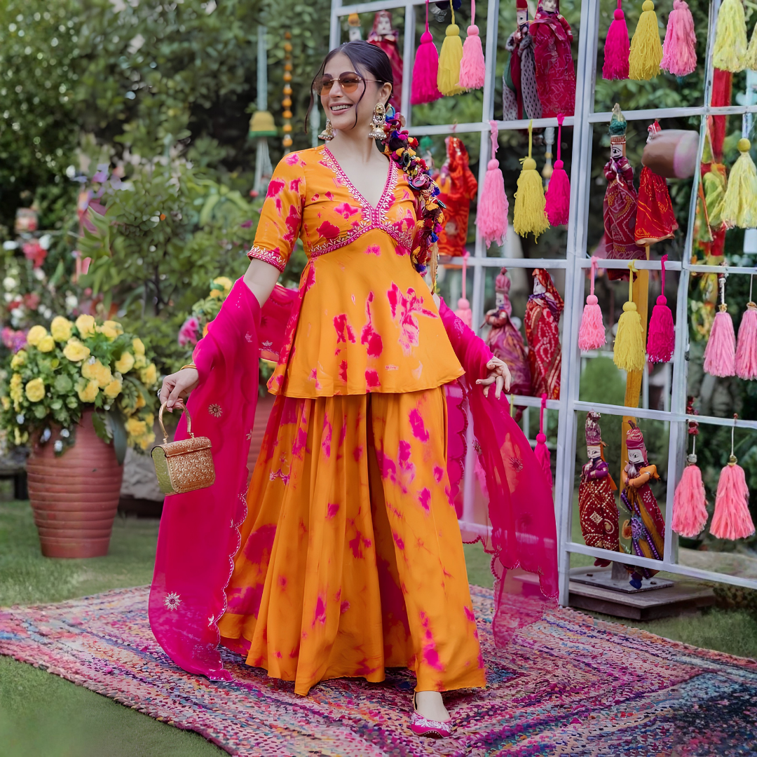 Orange–Fuchsia Flared
